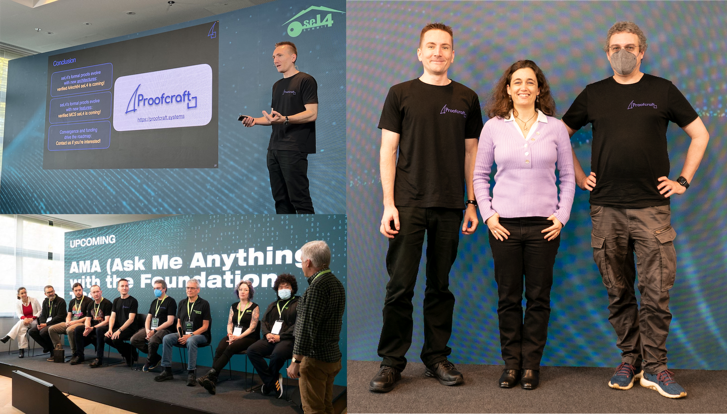 Proofcraft at the seL4 summit